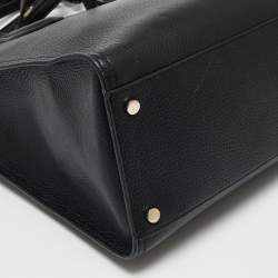 Pre Owned Kate Spade Black Leather Rowe Tote