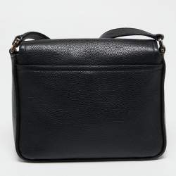 Pre Owned Kate Spade Black Leather Run Around Crossbody Bag