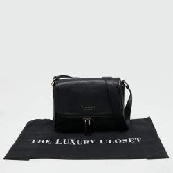 Pre Owned Kate Spade Black Leather Run Around Crossbody Bag