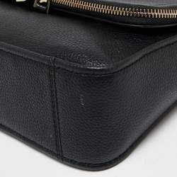 Pre Owned Kate Spade Black Leather Run Around Crossbody Bag