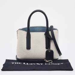 Pre Owned Kate Spade Tri Color Leather Margaux Mini Satchel 