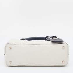 Pre Owned Kate Spade Tri Color Leather Margaux Mini Satchel 