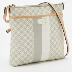 Pre Owned Kate Spade Multicolor Coated Canvas and Leather Keisha Penn Place Crossbody Bag