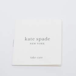 Pre Owned Kate Spade Black/Off White Leather Patterson Drive Medium Maisie Shoulder Bag