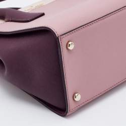 Pre Owned Kate Spade Pink/Burgundy Leather Cameron Street Candace Tote