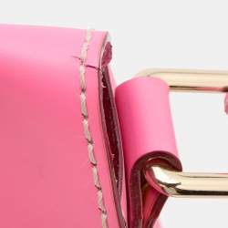 Pre Owned Kate Spade Pink Leather Essex Scout Crossbody Bag