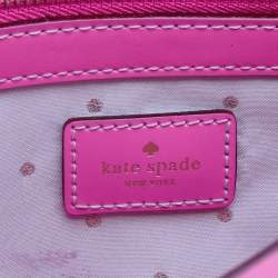 Pre Owned Kate Spade Pink Leather Essex Scout Crossbody Bag