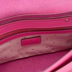 Pre Owned Kate Spade Pink Leather Essex Scout Crossbody Bag