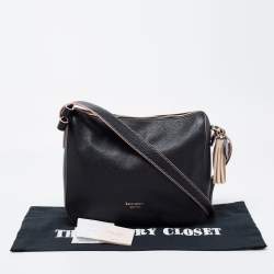 Pre Owned Kate Spade Black Pebbled Leather Medium Anyday Shoulder Bag