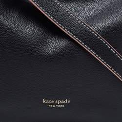 Pre Owned Kate Spade Black Pebbled Leather Medium Anyday Shoulder Bag