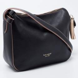 Pre Owned Kate Spade Black Pebbled Leather Medium Anyday Shoulder Bag
