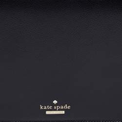 Pre Owned Kate Spade Black Leather Patterson Shoulder Bag
