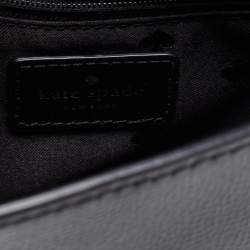 Pre Owned Kate Spade Black Leather Patterson Shoulder Bag