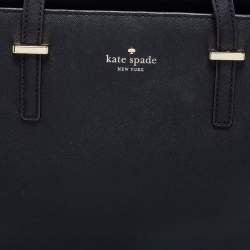 Kate Spade Black Leather Cedar Street Hayden Tote