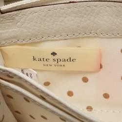 Pre Owned Kate Spade Yellow Leather Zip Around Wallet