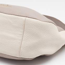Kate Spade Grey/Off White Leather Cobble Hill Mylie Shoulder Bag