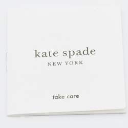 Pre Owned Kate Spade Rose Gold/Pink Glitter and Leather Shoulder Bag