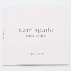 Pre Owned Kate Spade Brown/Black Animal Print Fabric and Leather Tote