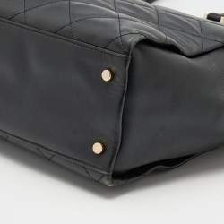 Kate Spade Black Quilted Leather Tote