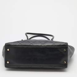 Kate Spade Black Quilted Leather Tote
