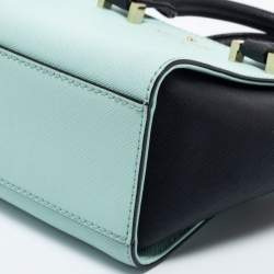 Kate Spade Green/Black Leather Tote