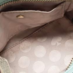 Kate Spade Green/Black Leather Tote