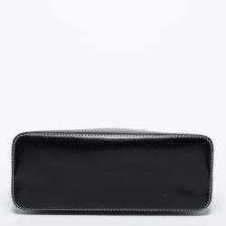 Pre Owned Kate Spade Black Leather Large Wellesley Rachelle Dome Satchel