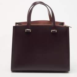 Pre Owned Kate Spade Purple/Pink Leather Kyra Arbour Hill Tote