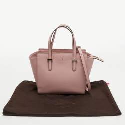 Pre Owned Kate Spade Pink Leather Cedar Street Hayden Tote