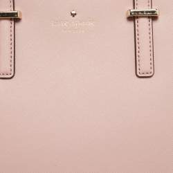 Pre Owned Kate Spade Pink Leather Cedar Street Hayden Tote
