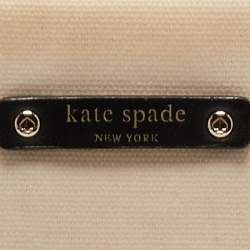 Kate Spade Black/Orange Coated Canvas and Leather Flamingo Tote