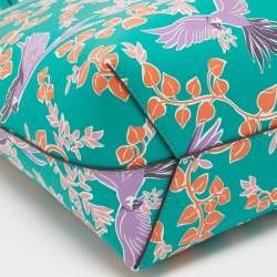 Pre Owned Kate Spade Multicolor Leather Large Bird Party Molly Tote