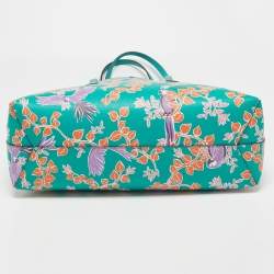 Pre Owned Kate Spade Multicolor Leather Large Bird Party Molly Tote