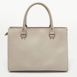 Pre Owned Kate Spade Off White Leather Wellesley Tote