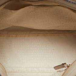 Pre Owned Kate Spade Off White Leather Wellesley Tote