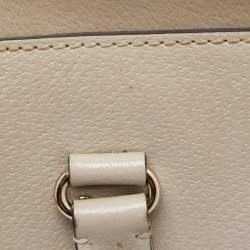 Pre Owned Kate Spade Off White Leather Wellesley Tote