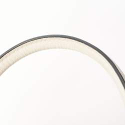 Pre Owned Kate Spade Black/White Leather Groove Street Carli Satchel