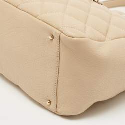 Kate Spade Beige Quilted Leather Elizabeth Satchel