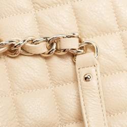 Kate Spade Beige Quilted Leather Elizabeth Satchel