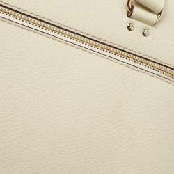 Kate Spade Off White Leather Wellesley Rachelle Satchel