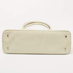 Kate Spade Off White Leather Wellesley Rachelle Satchel