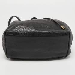 Pre Owned Kate Spade Black Leather Small Breezy Backpack