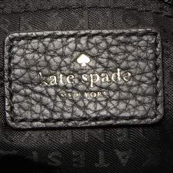 Pre Owned Kate Spade Black Leather Small Breezy Backpack