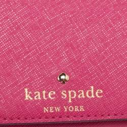 Kate Spade Fuchsia Leather Card Case