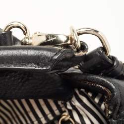 Kate Spade Black Leather Foldover Hobo