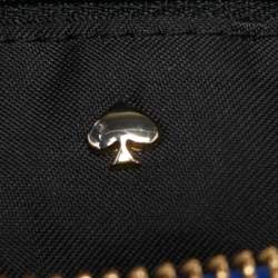 Pre Owned Kate Spade Blue Laser Cut Leather Satchel