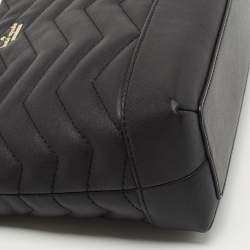 Pre Owned Kate Spade Black Quilt Leather Reese Chain Shoulder Bag