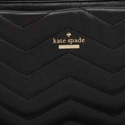 Pre Owned Kate Spade Black Quilt Leather Reese Chain Shoulder Bag