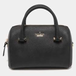 Kate Spade Black Leather Satchel