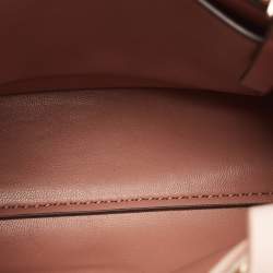 Pre Owned Kate Spade Pink Leather Small Studded Hayes Street Sam Tote